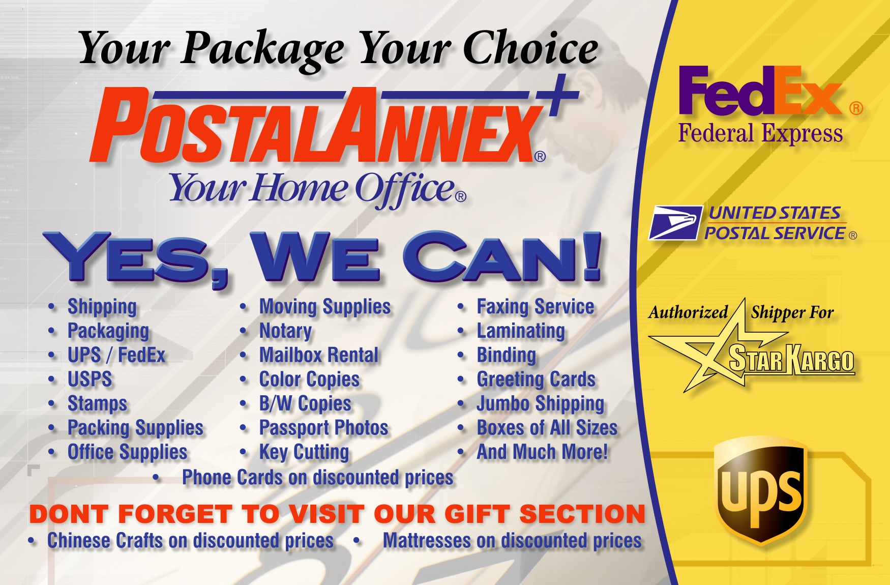 Postal Annex postcard